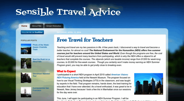 sensibletraveladvice.blogspot.com