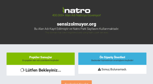 sensizolmuyor.org