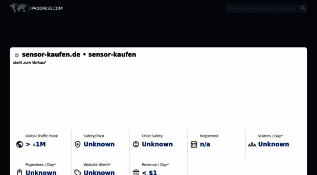 sensor-kaufen.de.ipaddress.com