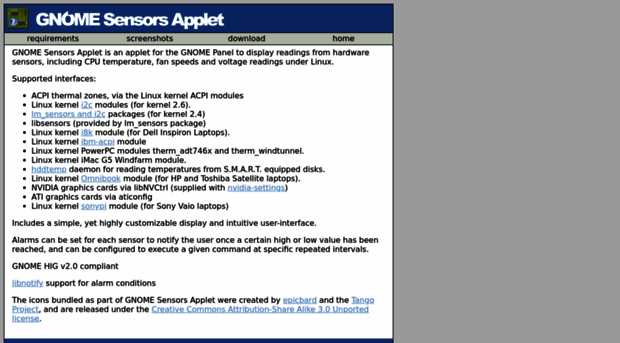 sensors-applet.sourceforge.net