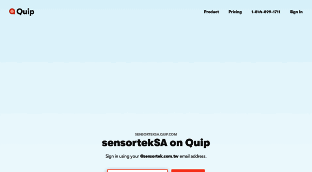 sensorteksa.quip.com