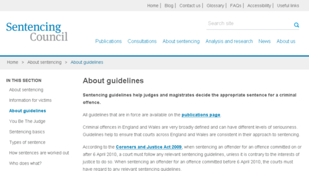 sentencing-guidelines.gov.uk