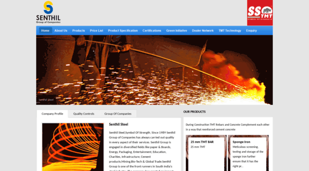 senthilsteel.com