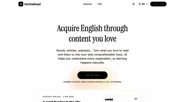 sentiaread.com
