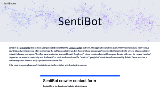 sentibot.eu