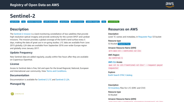 sentinel-pds.s3-website.eu-central-1.amazonaws.com