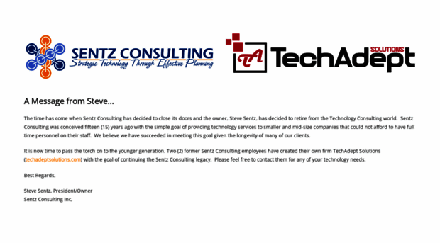 sentzconsulting.com