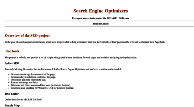 seo.sourceforge.net
