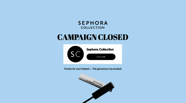 sephoracollectiongiveaway.com