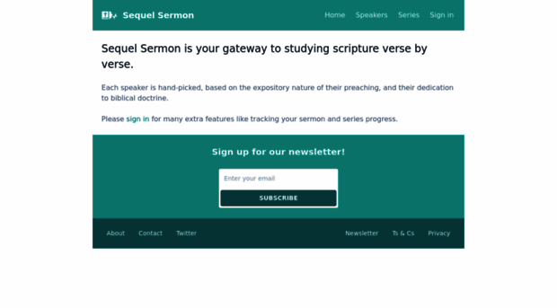 sequelsermon.com