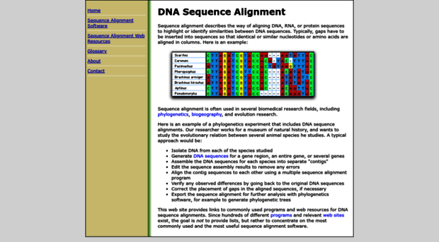 sequence-alignment.com