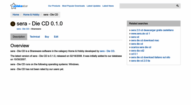 sera-die-cd.updatestar.com