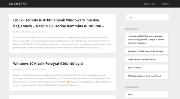 serdarsahin.net