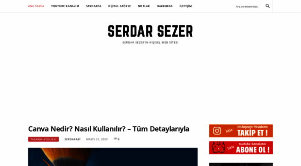 serdarsezer.com