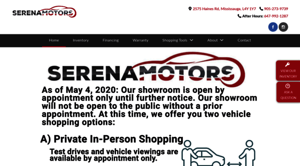 serenamotors.ca