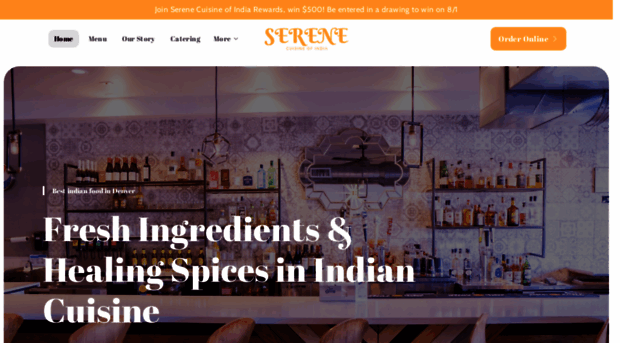 serenecuisineofindia.com