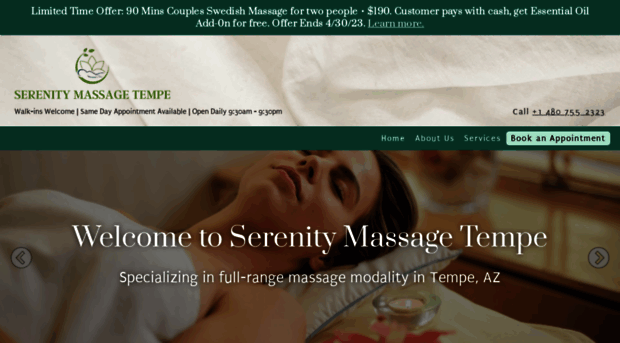 serenitymassagetempe.com