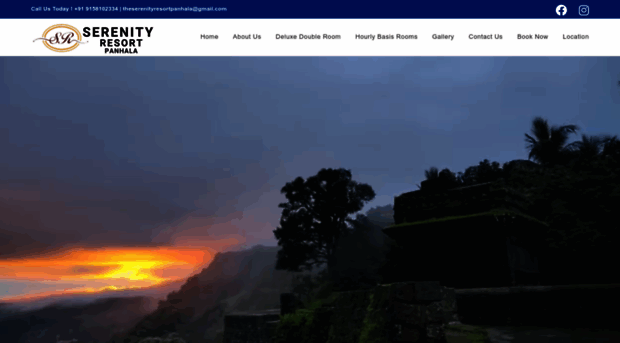 serenityresortpanhala.com