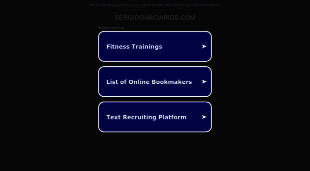 sergiogarciarios.com