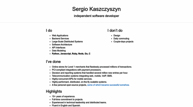 sergiokas.com