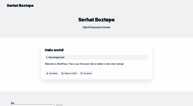 serhatboztepe.com