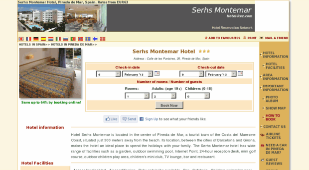 serhs-montemar-pineda.hotel-rez.com
