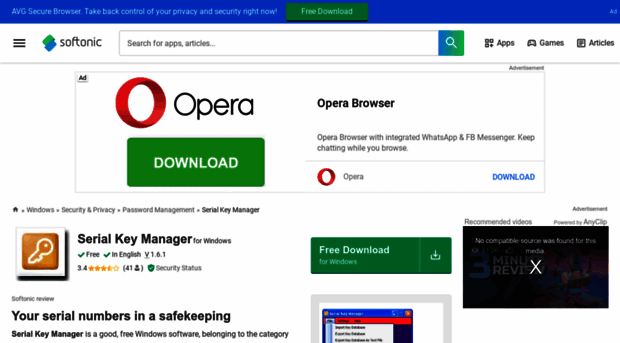 serial-key-manager.en.softonic.com