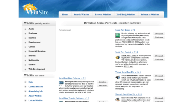 serial-port-data-transfer-software.winsite.com