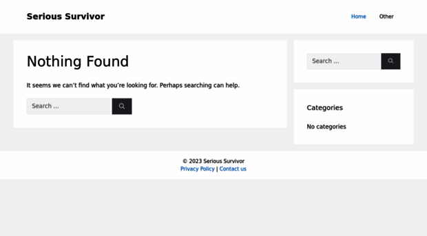 serioussurvivor.com
