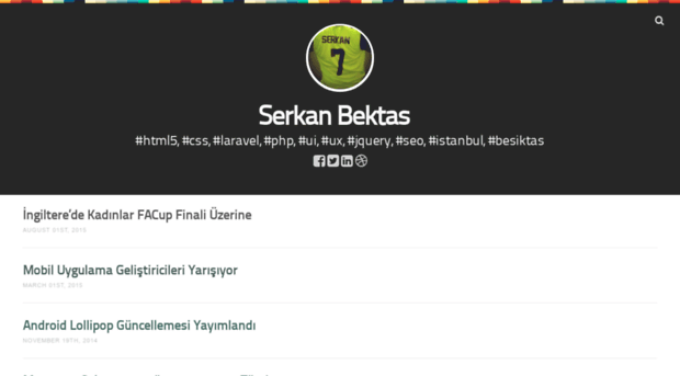 serkanbektas.com