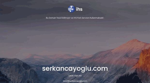 serkancayoglu.com