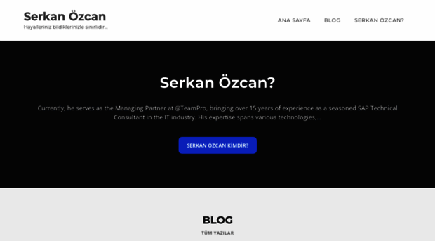 serkanozcan.com