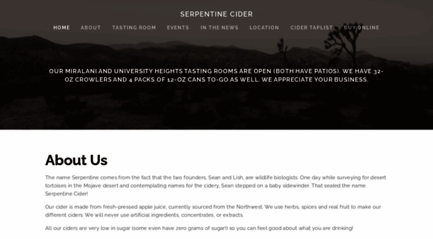 serpentinecider.com