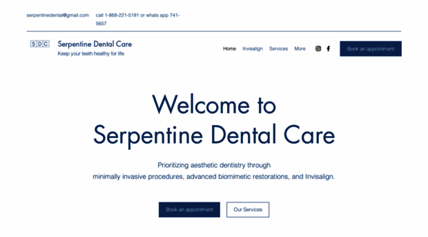 serpentinedental.com