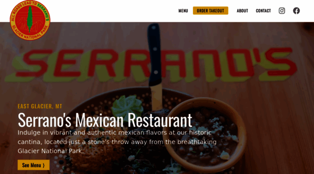 serranosmexican.com