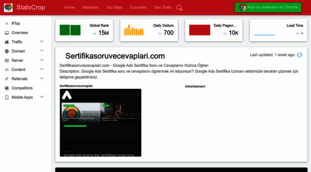 sertifikasoruvecevaplari.com.statscrop.com
