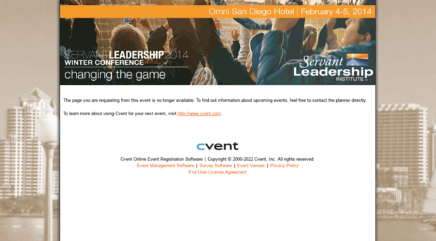 servantleadershipinstitute.cvent.com