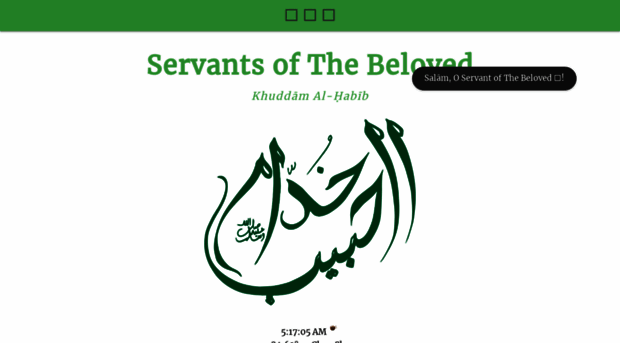 servantsofthebeloved.com