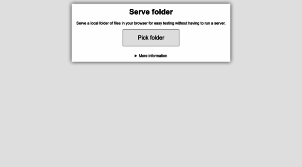 servefolder.dev