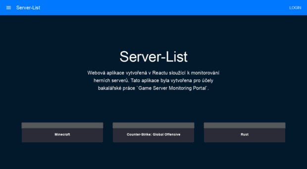 server-list.cz