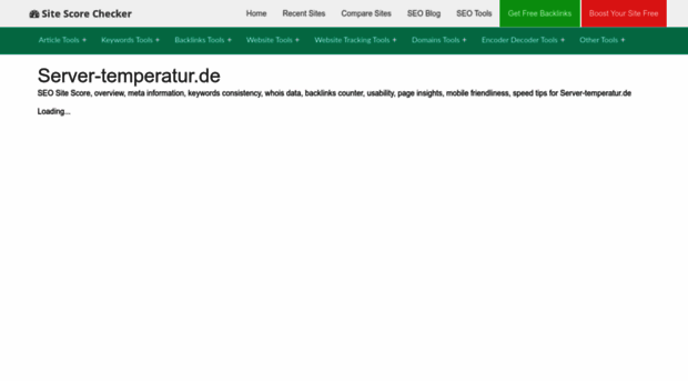 server-temperatur.de.sitescorechecker.com
