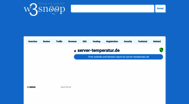 server-temperatur.de.w3snoop.com