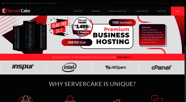 servercake.in