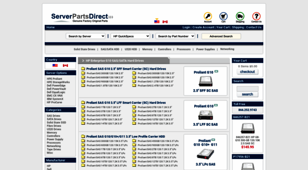 serverpartsdirect.com