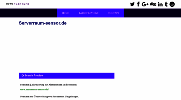 serverraum-sensor.de.htmlexaminer.com