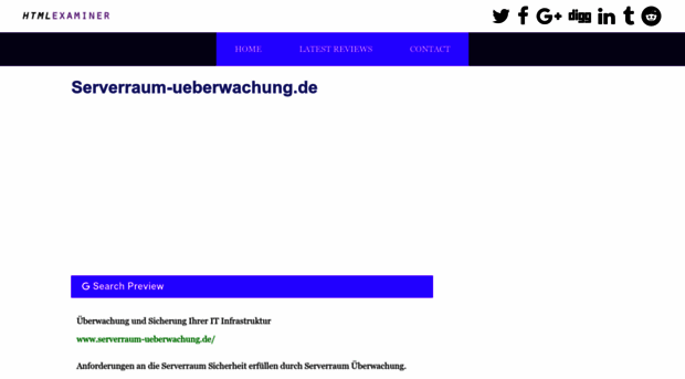 serverraum-ueberwachung.de.htmlexaminer.com