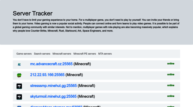 servertracker.org