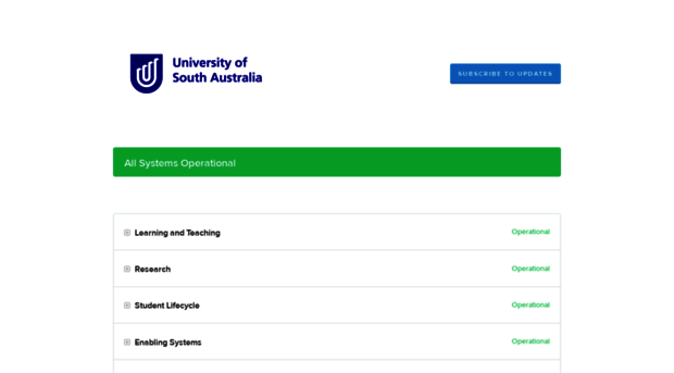 service-status.unisa.edu.au