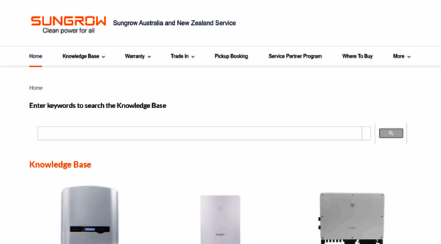 service.sungrowpower.com.au