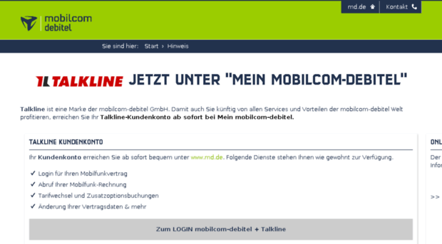 service.talkline.de